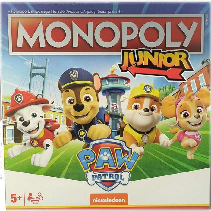 ΕΠΙΤΡΑΠΕΖΙΟ ΠΑΙΧΝΙΔΙ WINNING MOVES: MONOPOLY - JUNIOR PAW PATROL ΣΕ ΕΛΛΗΝΙΚΗ ΓΛΩΣΣΑ WM04163-GRK