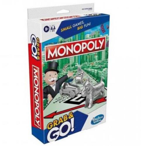 ΕΠΙΤΡΑΠΕΖΙΟ ΠΑΙΧΝΙΔΙ HASBRO: MONOPOLY GRAB AND GO ΣΕ ΕΛΛΗΝΙΚΗ ΓΛΩΣΣΑ F8256
