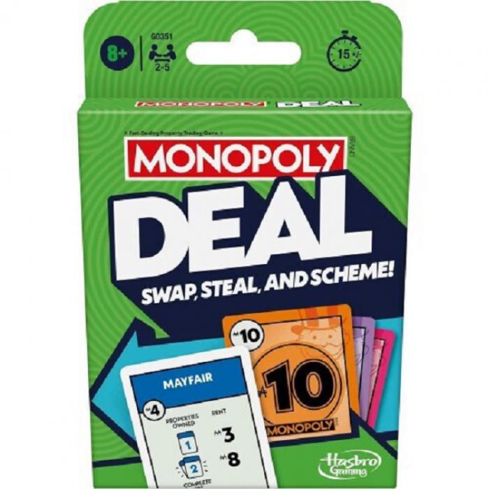 ΕΠΙΤΡΑΠΕΖΙΟ ΠΑΙΧΝΙΔΙ HASBRO: MONOPOLY DEAL ΣΕ ΕΛΛΗΝΙΚΗ ΓΛΩΣΣΑ G0351