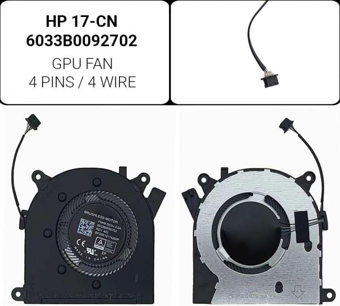 ΑΝΕΜΙΣΤΗΡΑΣ ΓΙΑ LAPTOP HP 17-CN TYPE B FOR GPU