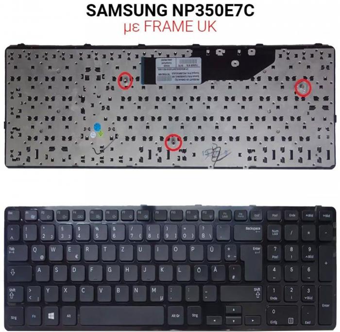 ΠΛΗΚΤΡΟΛΟΓΙΟ ΓΙΑ LAPTOP SAMSUNG NP350E7C UK BLACK