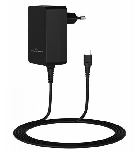 ΦΟΡΤΙΣΤΗΣ POWERTECH ΓΙΑ LAPTOP USB-C PD 45W PT-1155 BLACK
