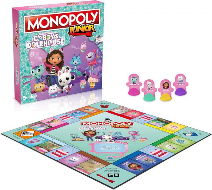 ΕΠΙΤΡΑΠΕΖΙΟ ΠΑΙΧΝΙΔΙ WINNING MOVES: MONOPOLY - JUNIOR GABBY'S DOLLHOUSE ΣΕ ΕΛΛΗΝΙΚΗ ΓΛΩΣΣΑ WM04157