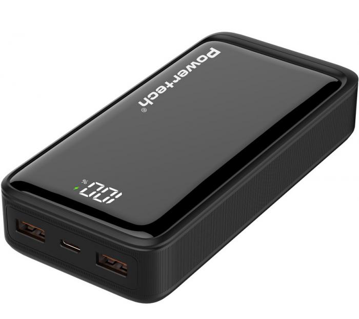 POWER BANK POWERTECH PT-1327 20000mAh 22.5W BLACK