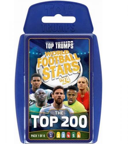 ΠΑΙΧΝΙΔΙ ΜΕ ΚΑΡΤΕΣ WINNING MOVES: TOP TRUMPS - WORLD FOOTBALL STARS 2024 THE TOP 200 PACK 1 WM04707-EN1