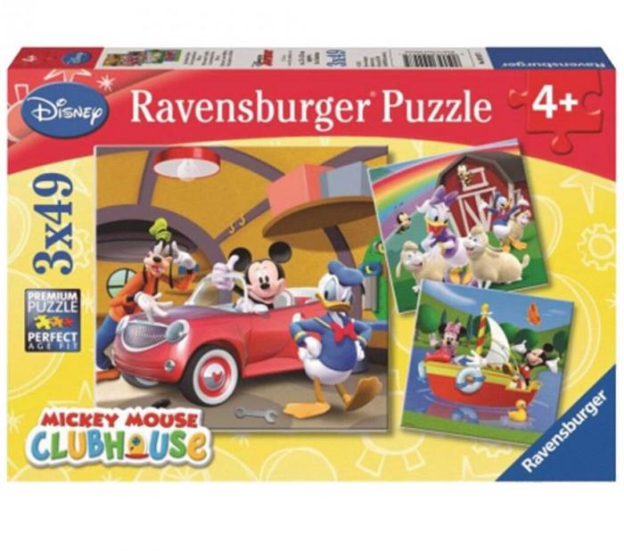 ΠΑΖΛ RAVENSBURGER: EVERYBOBY LOVES MICKEY 3X49PCS 09247