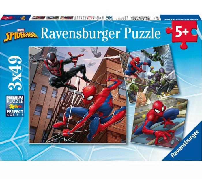 ΠΑΖΛ RAVENSBURGER: SPIDER-MAN IN ACTION 3X49PCS 8025