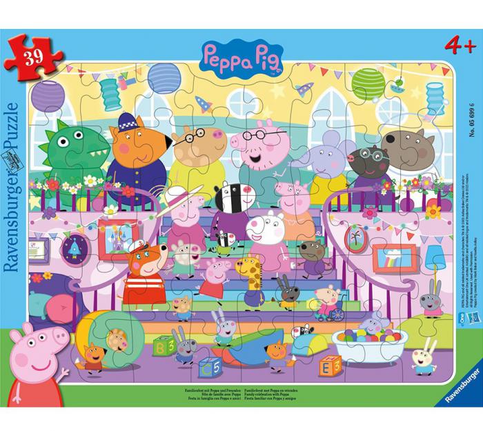 ΠΑΖΛ RAVENSBURGER: PEPPA PIG - FAMILY CELEBRATION WITH PEPPA 39 PCS 5699