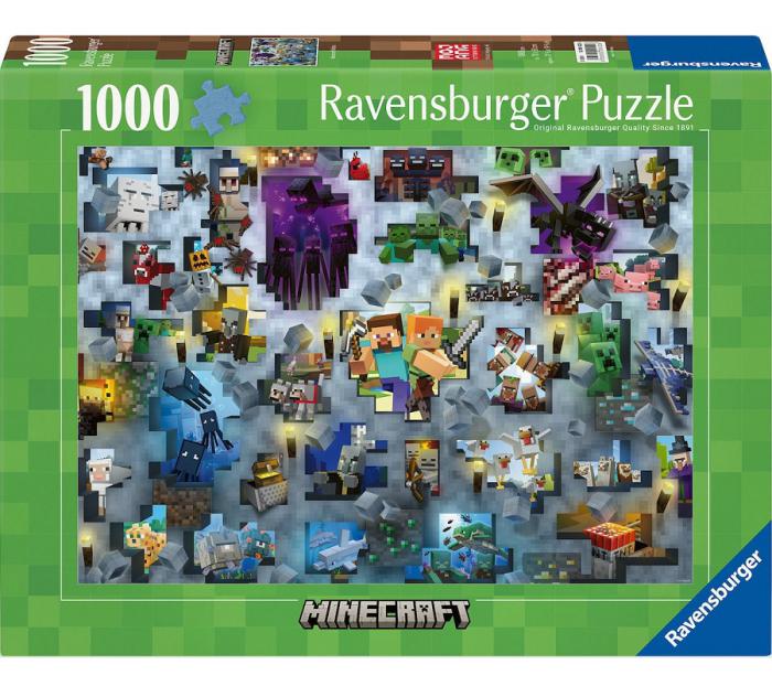 ΠΑΖΛ RAVENSBURGER: MINECRAFT CHALLENGE 1000PCS 12000422