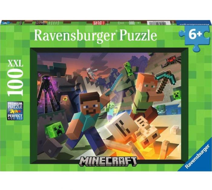 ΠΑΖΛ RAVENSBURGER: MONSTER MINECRAFT XXL 100PCS 13333