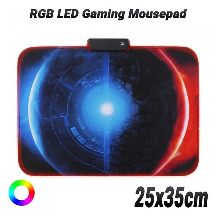 GAMING MOUSEPAD YELANDAR RGB RS-2535 GALAXY II