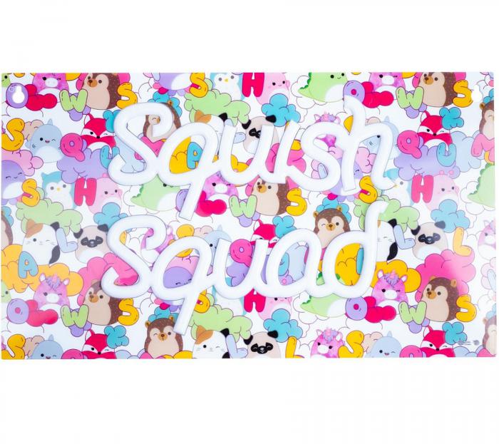 ΦΩΤΙΣΤΙΚΟ FIZZ SQUISHMALLOWS SQUISH SQUAD NEON WALL LIGHT 350066