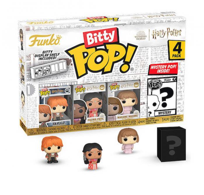 ΦΙΓΟΥΡΕΣ FUNKO BITTY POP! 4-PACK RON WEASLEY - PADMA PATIL - MADAME MAXIM - MYSTERY POP!