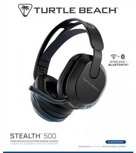 ΑΚΟΥΣΤΙΚΑ GAMING TURTLE BEACH STEALTH 500 GEN3 FOR PS SWITCH PC MOBILE BLACK