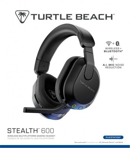 ΑΚΟΥΣΤΙΚΑ GAMING TURTLE BEACH STEALTH 600 GEN3 FOR PS - SWITCH - PC - MOBILE BLACK