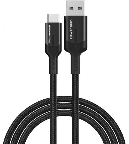 ΚΑΛΩΔΙΟ ΣΥΝΔΕΣΗΣ USB ΣΕ USB C POWERTECH PTR-0134 PD 60W 1M BLACK