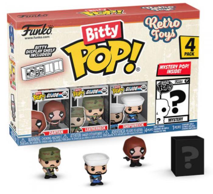 ΦΙΓΟΥΡΕΣ FUNKO BITTY POP! 4-PACK: ZARTAN - LEATHERNECK - SHIPWRECK - MYSTERY POP!