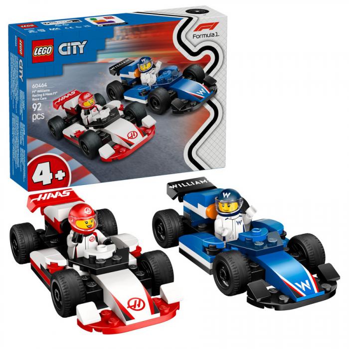 LEGO CITY: ΑΓΩΝΙΣΤΙΚΑ ΑΥΤΟΚΙΝΗΤΑ F1 WILLIAMS RACING AND HAAS F1 60464