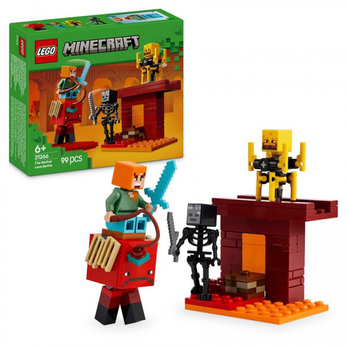 LEGO MINECRAFT: Η ΜΑΧΗ ΣΤΗ ΛΑΒΑ ΤΩΝ ΕΓΚΑΤΩΝ 21266
