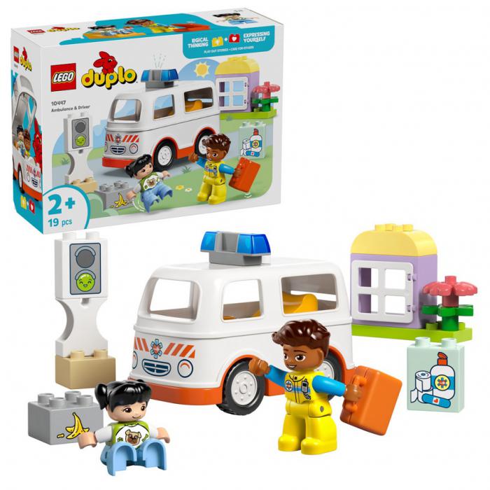 LEGO DUPLΟ: ΑΣΘΕΝΟΦΟΡΟ ΚΑΙ ΟΔΗΓΟΣ 10447