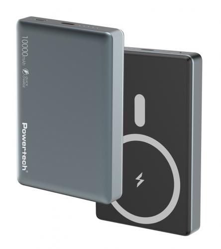 POWER BANK POWERTECH PT-1377 10000mah 20W GREY