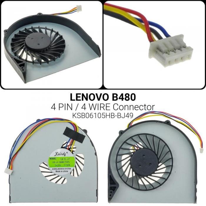 ΑΝΕΜΙΣΤΗΡΑΣ ΓΙΑ LAPTOP LENOVO B480 4 PIN