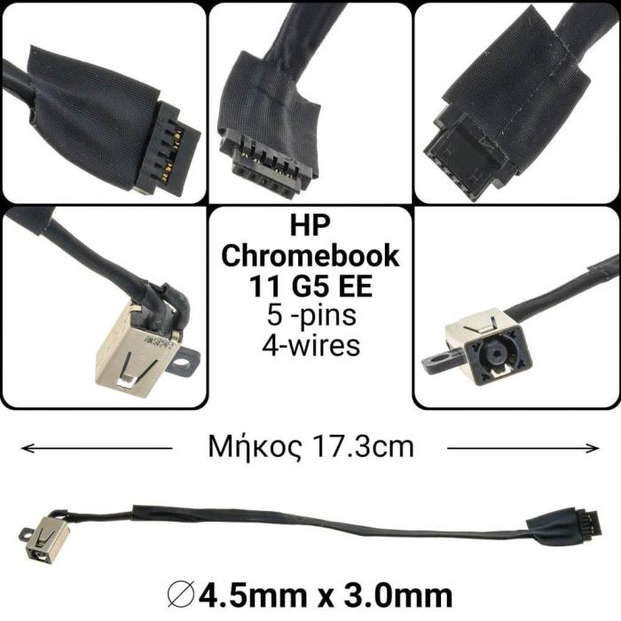 ΒΥΣΜΑ ΤΡΟΦΟΔΟΣΙΑΣ ΓΙΑ LAPTOP HP CHROMEBOOK 11 G5 EE