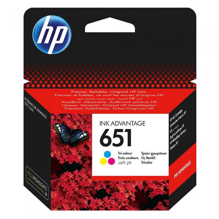 ΜΕΛΑΝΙ HP No.651 TRI-COLOUR C2P11AE