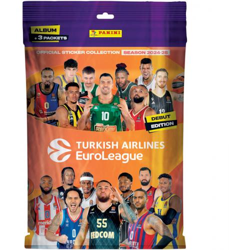 ΠΑΙΧΝΙΔΙ ΜΕ ΚΑΡΤΕΣ PANINI EUROLEAGUE 2025: STARTER PACK ΑΛΜΠΟΥΜ ΚΑΙ 15 ΑΥΤΟΚΟΛΛΗΤΑ
