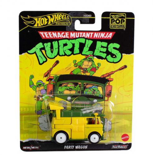 ΠΑΙΧΝΙΔΙ MATTEL HOT WHEELS POP CULTURE: TEENAGE MUTANT NINJA TURTLES - PARTY WAGON VEHICLE HXF04
