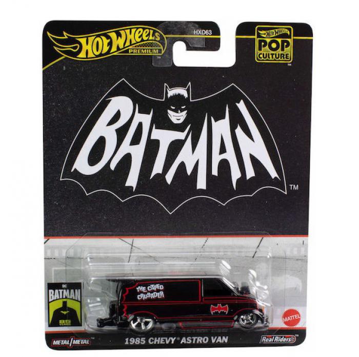 ΠΑΙΧΝΙΔΙ MATTEL HOT WHEELS PREMIUM POP CULTURE: BATMAN - 1985 CHEVY ASTRO VAN HVJ48