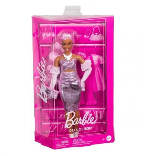 ΚΟΥΚΛΑ MATTEL BARBIE DELUXE FASHIONISTAS: ΡΟΖ ΜΑΛΛΙΑ HYV25