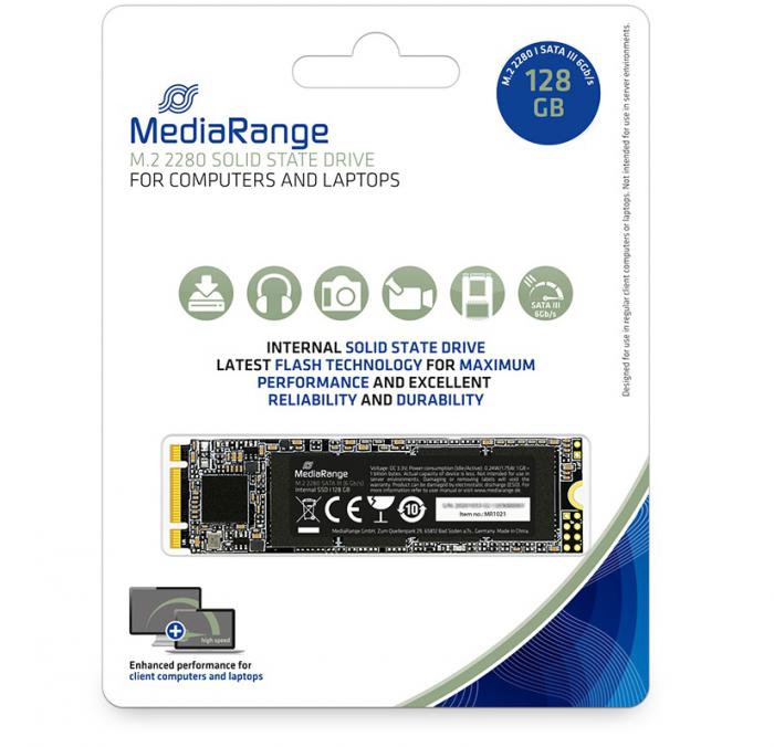 ΔΙΣΚΟΣ SSD MEDIARANGE 128GB M.2 2280 MR1021