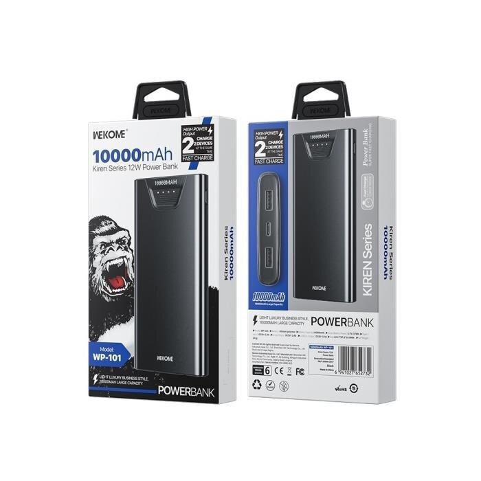 POWER BANK WK WP-101 10000mAh 12W BLACK