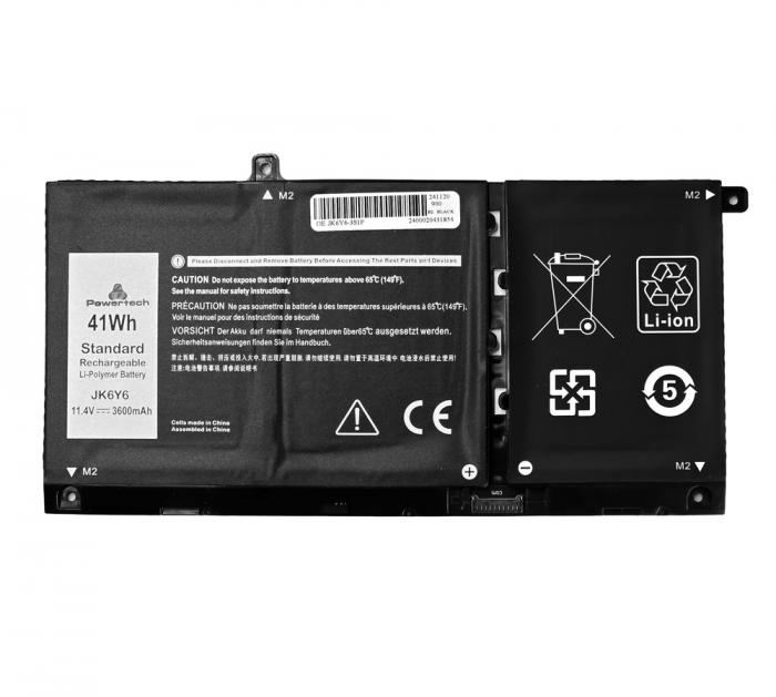 ΣΥΜΒΑΤΗ ΜΠΑΤΑΡΙΑ POWERTECH ΓΙΑ LAPTOP DELL INSPIRON 13 5300 14 5400 15 5500 11.4V 3600mAh