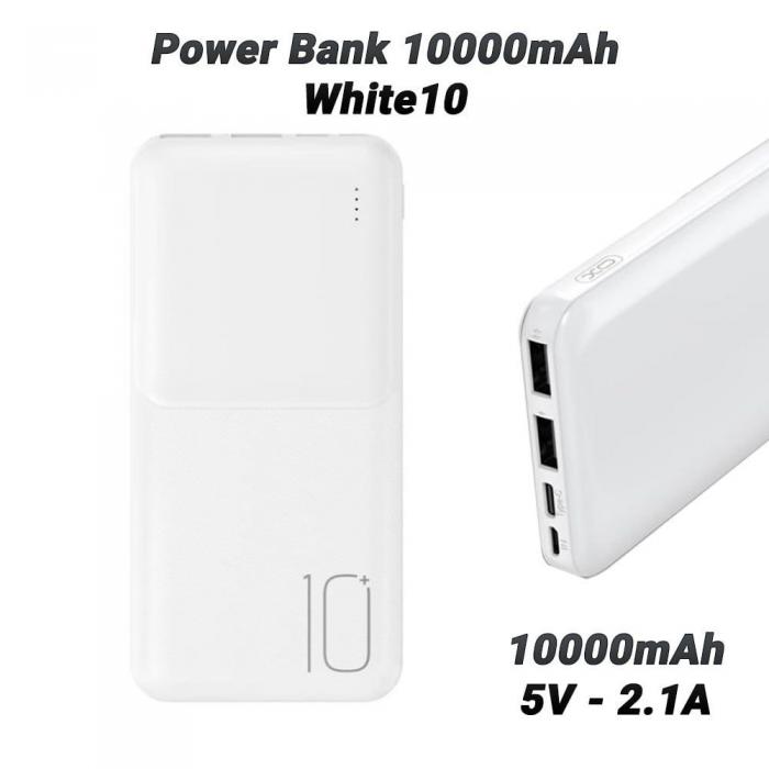 POWER BANK XO 10000mAh XO-PR251 WHITE