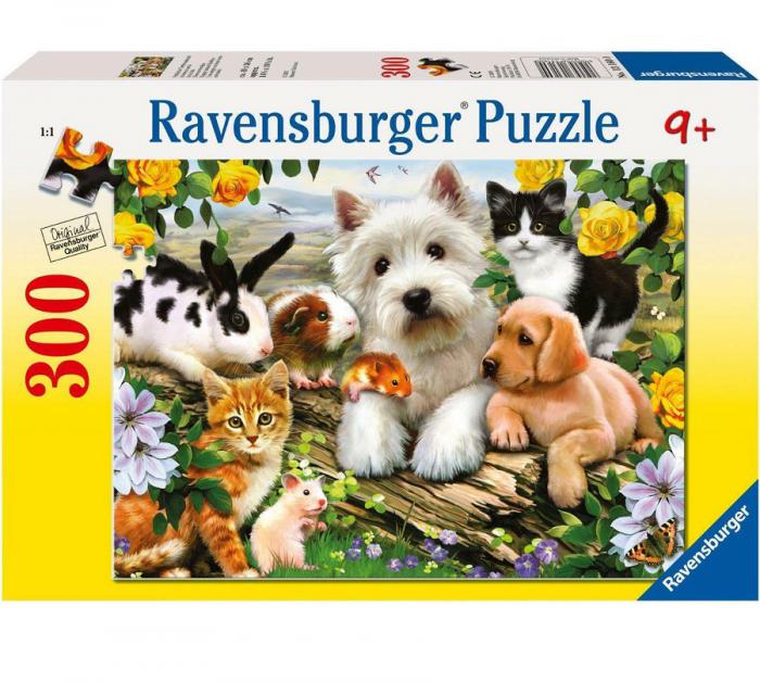 ΠΑΖΛ RAVENSBURGER: ΧΑΡΟΥΜΕΝΑ ΖΩΑΚΙΑ 300 PCS 13160