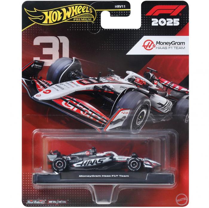 ΠΑΙΧΝΙΔΙ MATTEL HOT WHEELS PREMIUM: F1 2025 - MONEYGRAM HAAS F1 TEAM JKD78