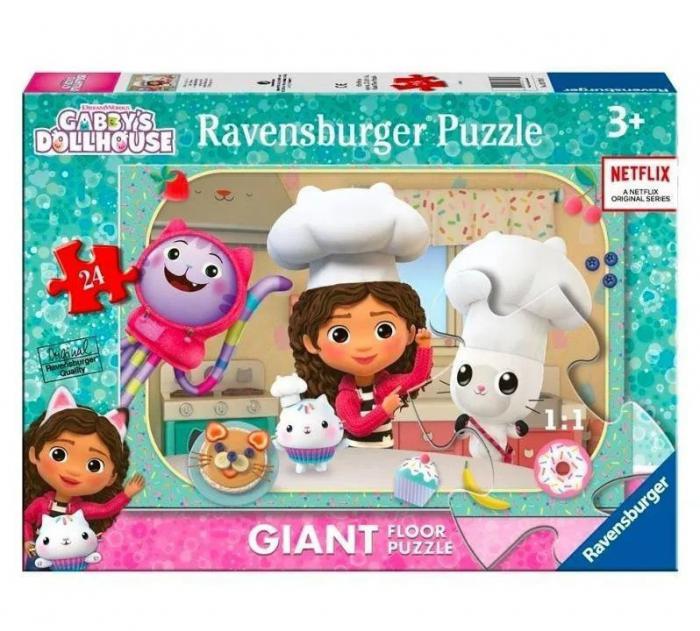 ΠΑΖΛ RAVENSBURGER: GABBY'S DOLLHOUSE - GABBY'S KITCHEN 24 PCS 03178