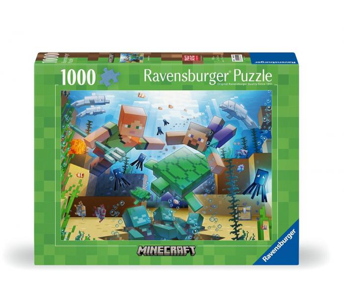 ΠΑΖΛ RAVENSBURGER: MINECRAFT MOSAIC 1000 PCS 12000421