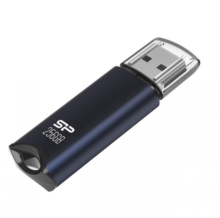 FLASH DRIVES SILICON POWER MARVEL M02 256GB USB 3.2 BLUE