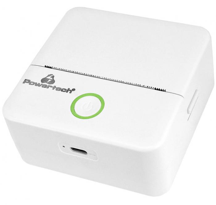 ΦΟΡΗΤΟΣ ΘΕΡΜΙΚΟΣ ΕΚΤΥΠΩΤΗΣ POWERTECH PT-1420 WHITE