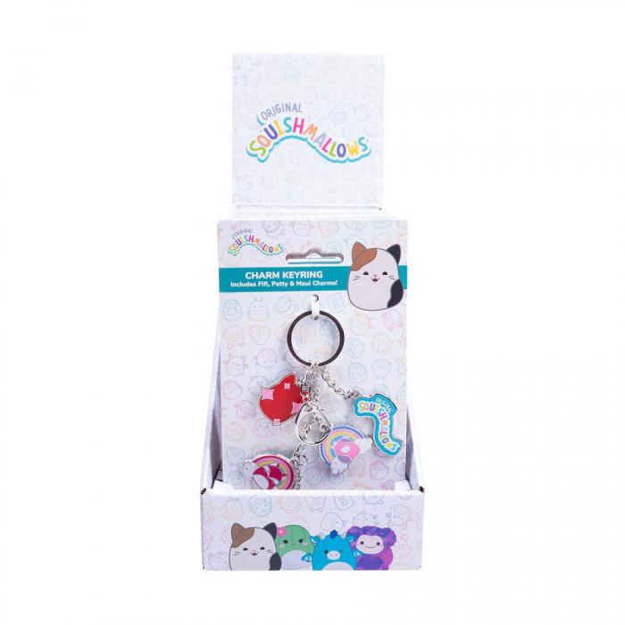 ΜΠΡΕΛΟΚ FIZZ SQUISHMALLOWS CHARM KEYRING IN CDU 350105