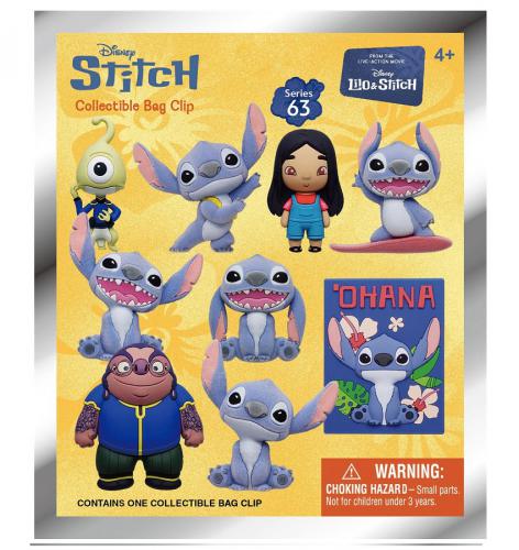 BAG CLIP MONOGRAM DISNEY LILO AND STITCH