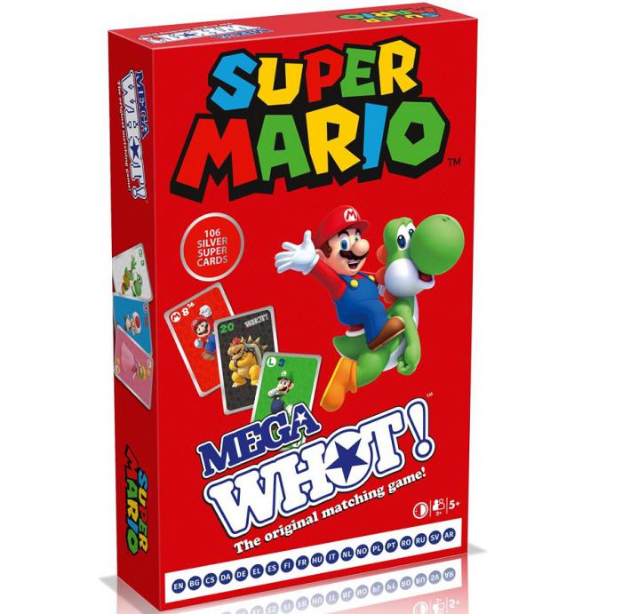 ΠΑΙΧΝΙΔΙ ΜΕ ΚΑΡΤΕΣ WINNING MOVES: MEGA WHOT - SUPER MARIO ENGLISH LANGUAGE WM04006-ML1-6