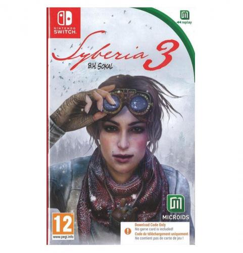 SYBERIA 3 (CODE IN A BOX) SWITCH