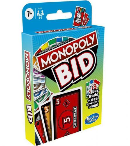 ΠΑΙΧΝΙΔΙ ΜΕ ΚΑΡΤΕΣ HASBRO MONOPOLY BID ΣΕ ΕΛΛΗΝΙΚΗ ΓΛΩΣΣΑ F1699