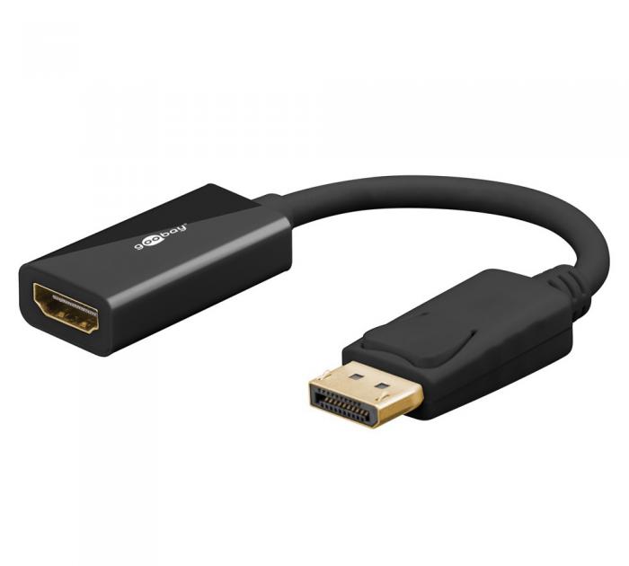 ΜΕΤΑΤΡΟΠΕΑΣ GOOBAY DISPLAYPORT ΣΕ HDMI 75269 BLACK
