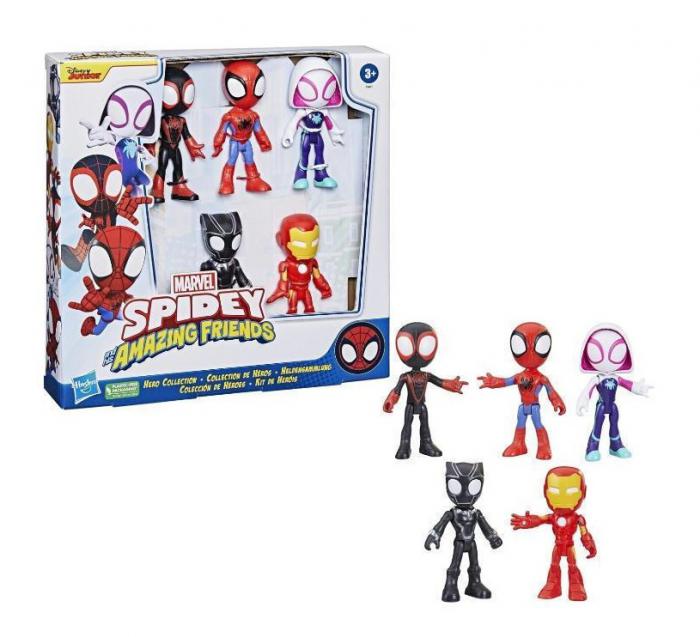 ΦΙΓΟΥΡΕΣ HASBRO DISNEY JUNIOR MARVEL: SPIDEY AND HIS AMAZING FRIENDS - HERO COLLECTION PACK F8401