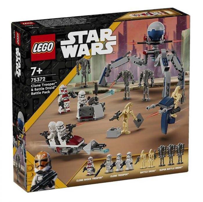 LEGO DISNEY: STAR WARS - CLONE TROOPER AND BATTLE DROID BATTLE PACK 75372